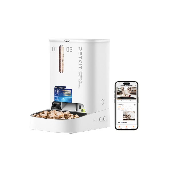 YumShare Dual-Hopper 2 Smart Feeder With Camera | Pekit
